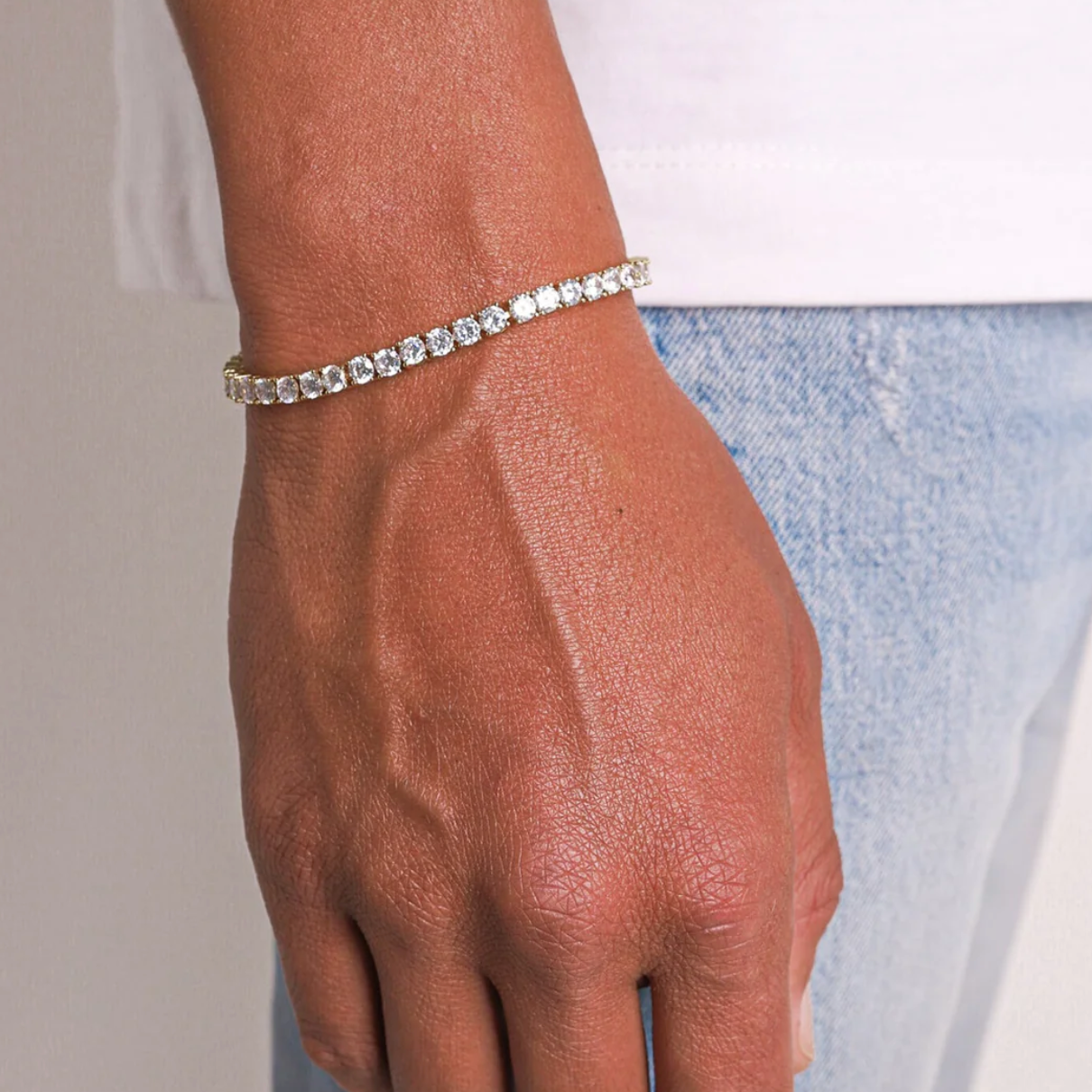 Tennis Bracelet Gold - 5MM