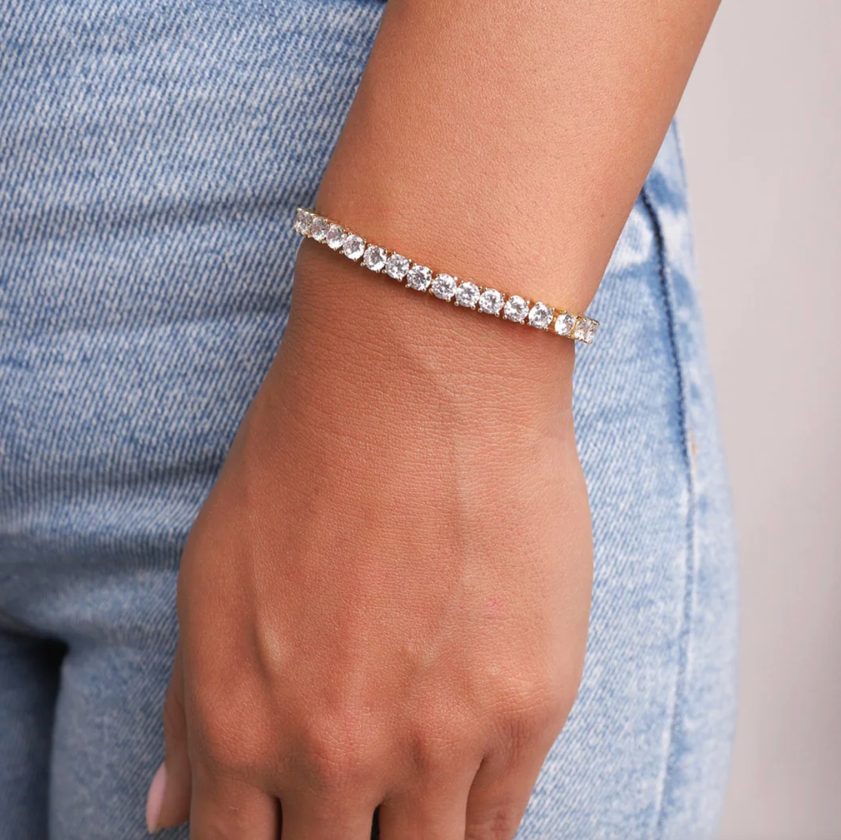 Tennis Bracelet Gold - 5MM